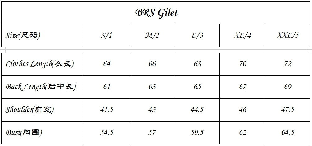 탑몽클 / MC BRS 조끼