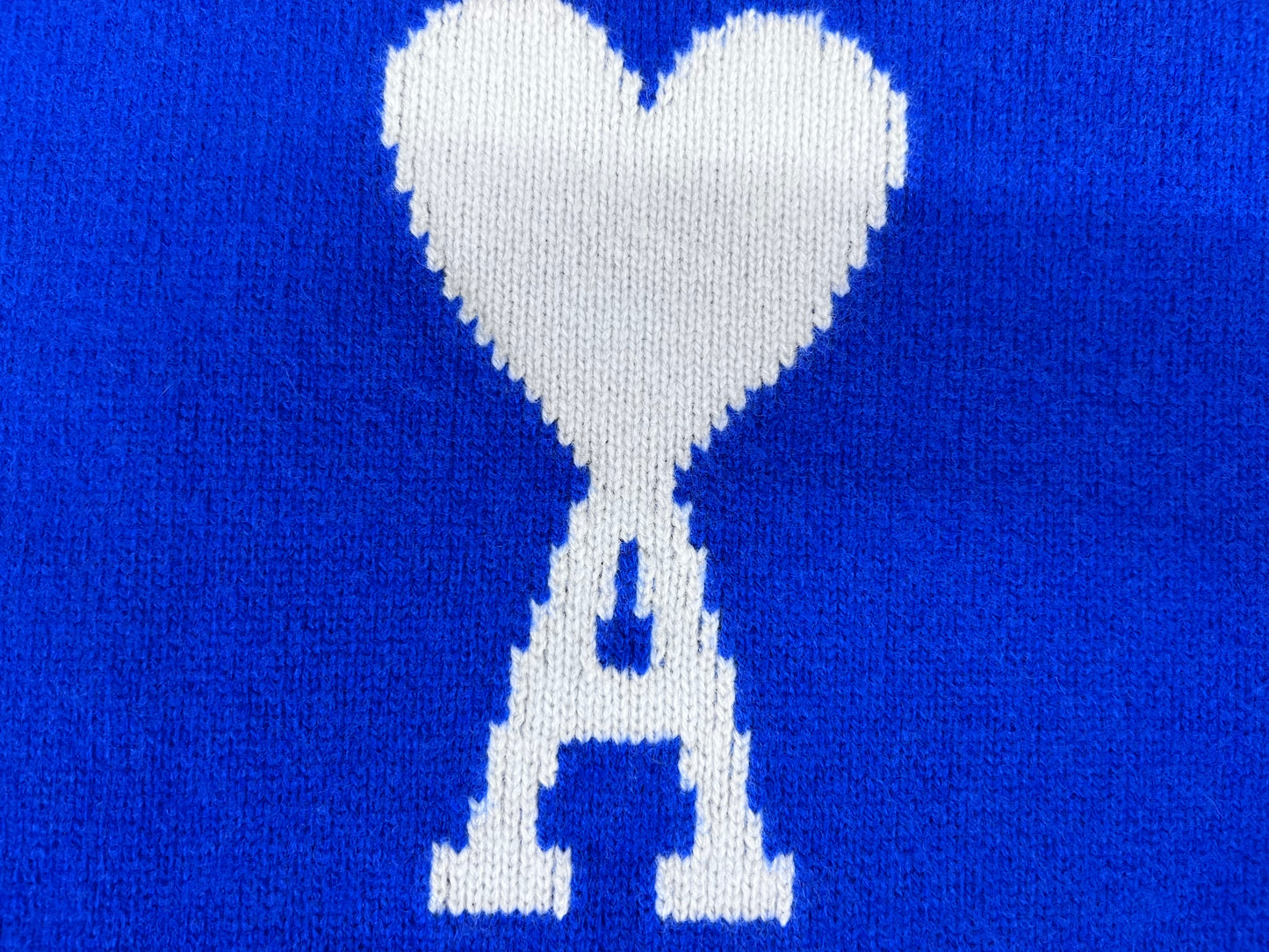 탑아미 / 아미 캐시미어 화이트 빅 사이즈 스웨터