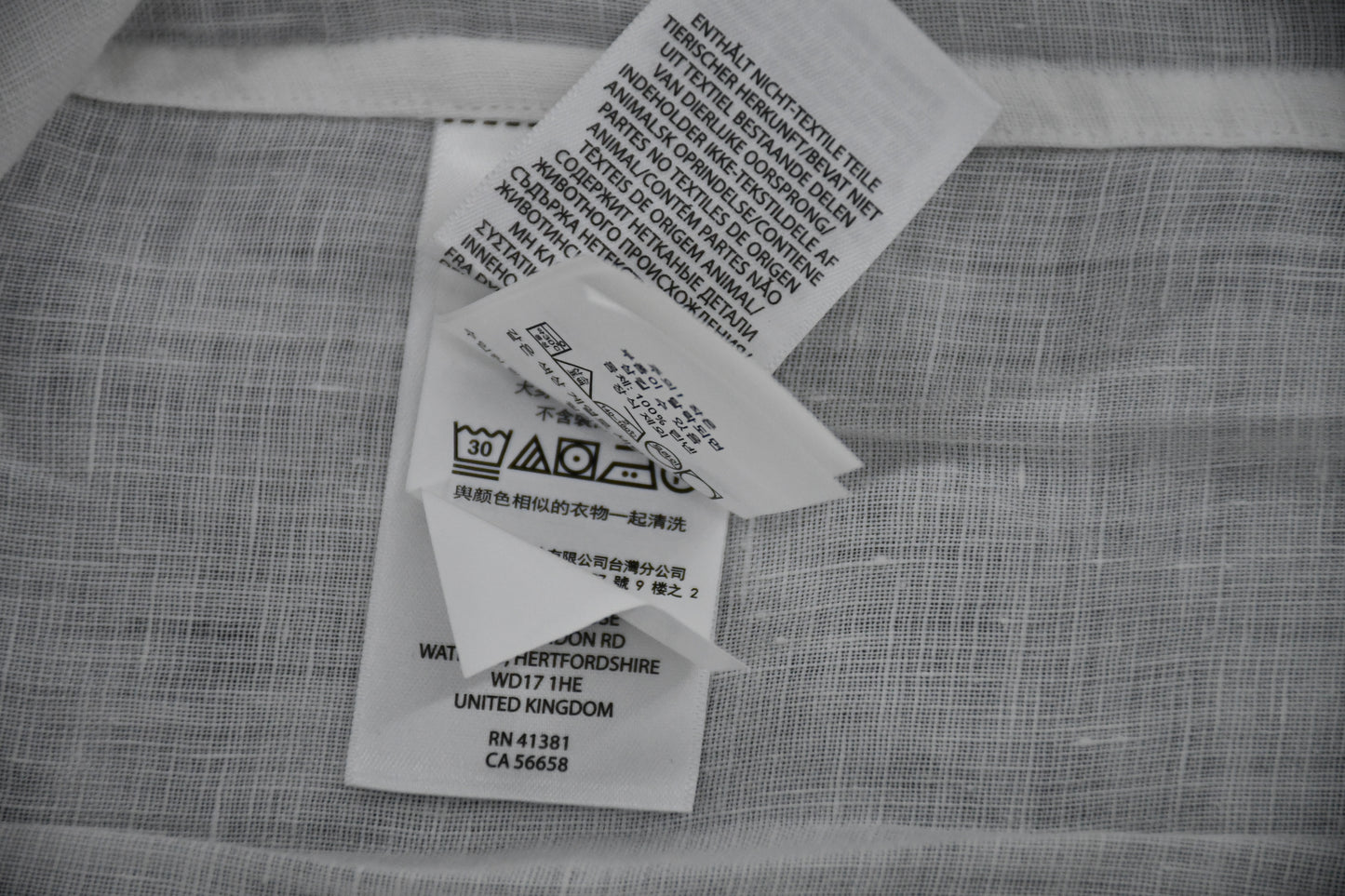 탑키츠네 / 폴로 여성 린넨 100% 셔츠