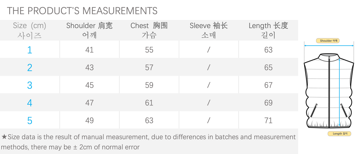 탑몽클X / MC 패딩 조끼