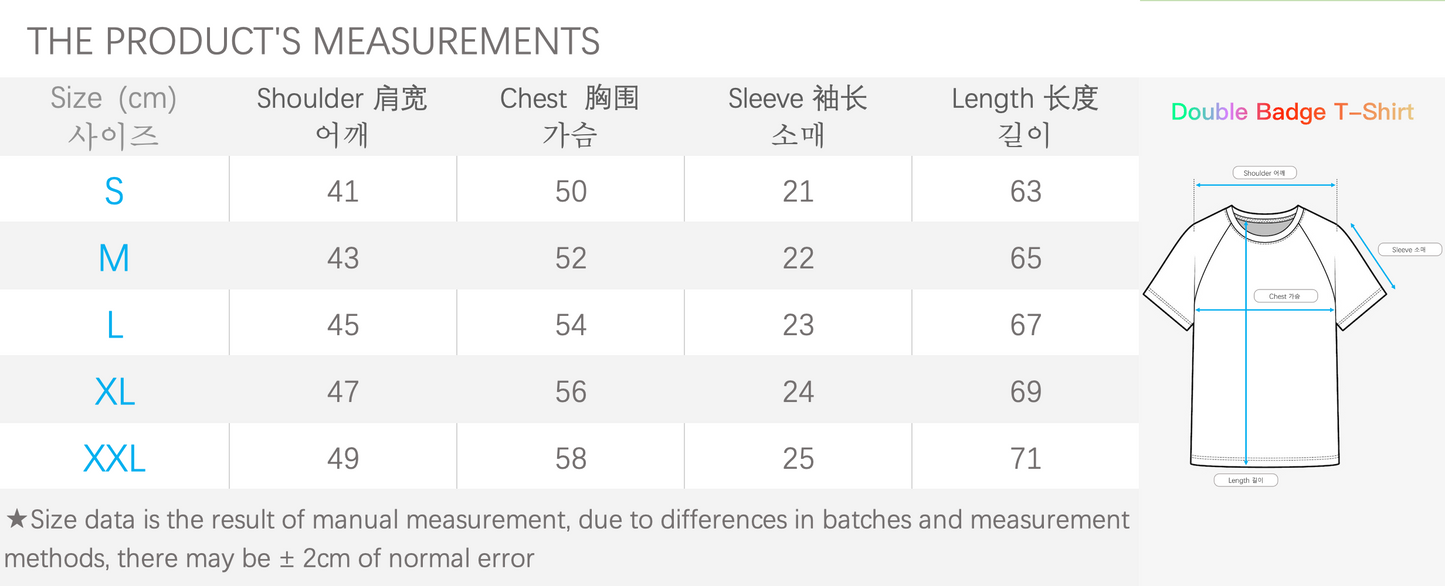 탑몽클X / MC 더블 티셔츠