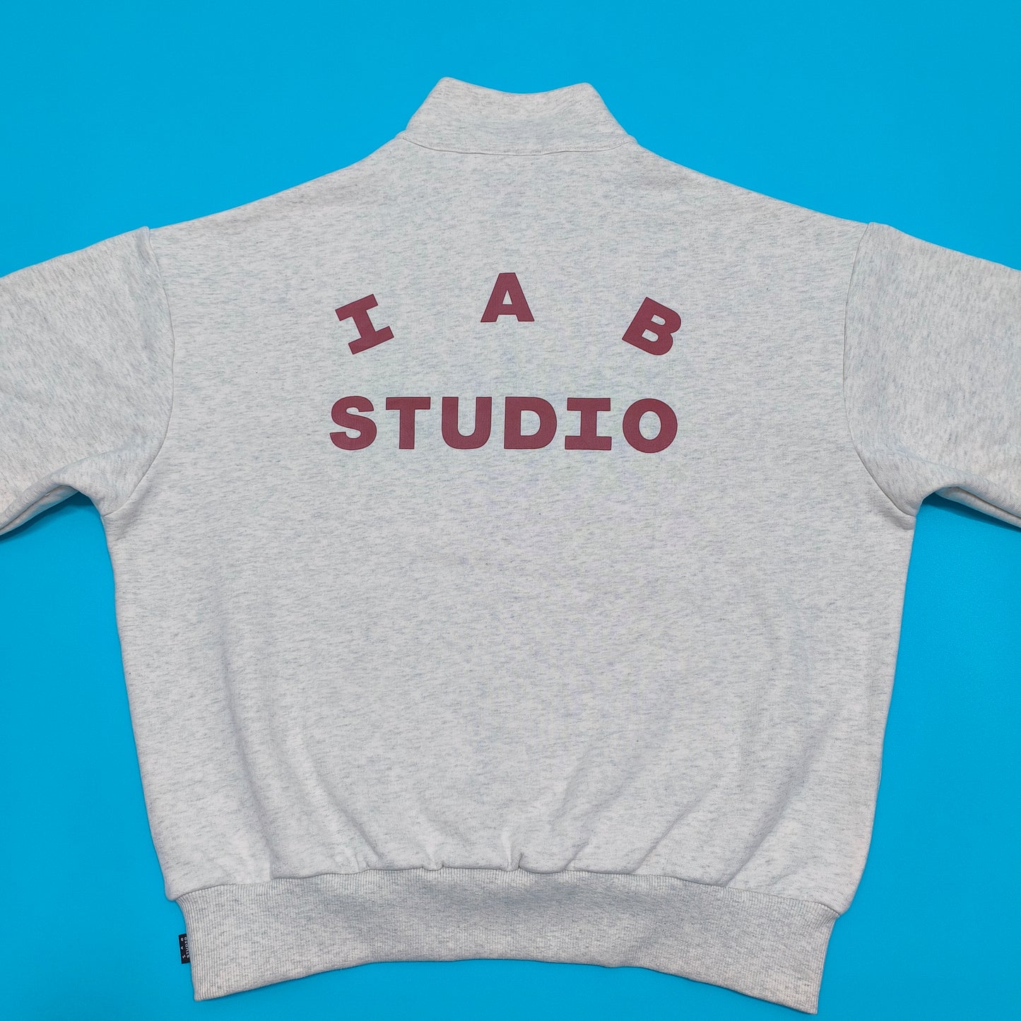 탑아이앱 / 아이앱 하프 집업 오트밀 버건디