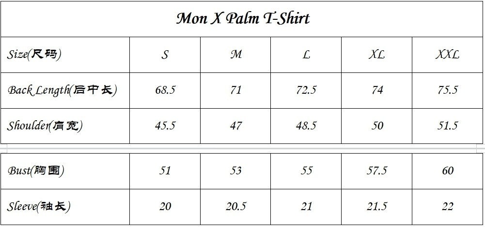 탑몽클 / MC 야자수 티셔츠