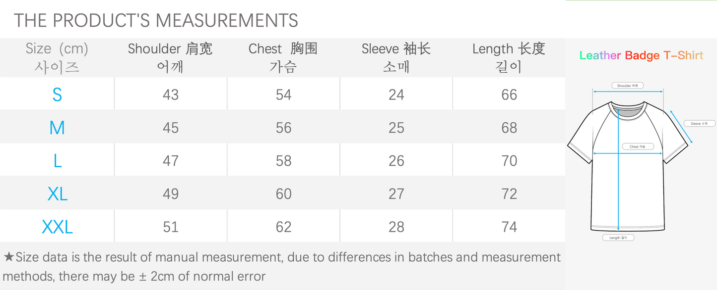 탑몽클X / MC 가죽 로고 티셔츠