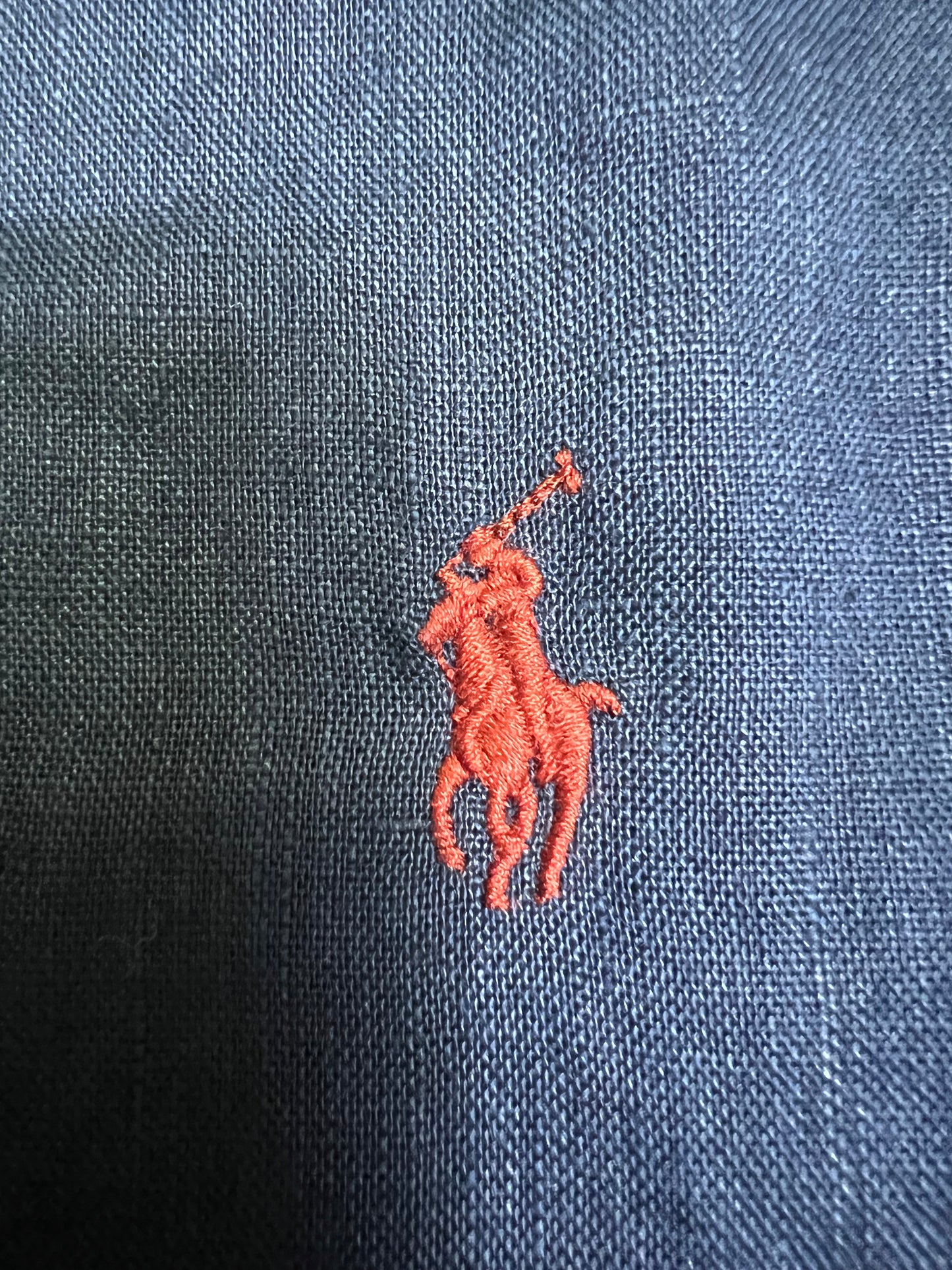 탑폴로 / 폴로 클래식핏 린넨 셔츠 네이비