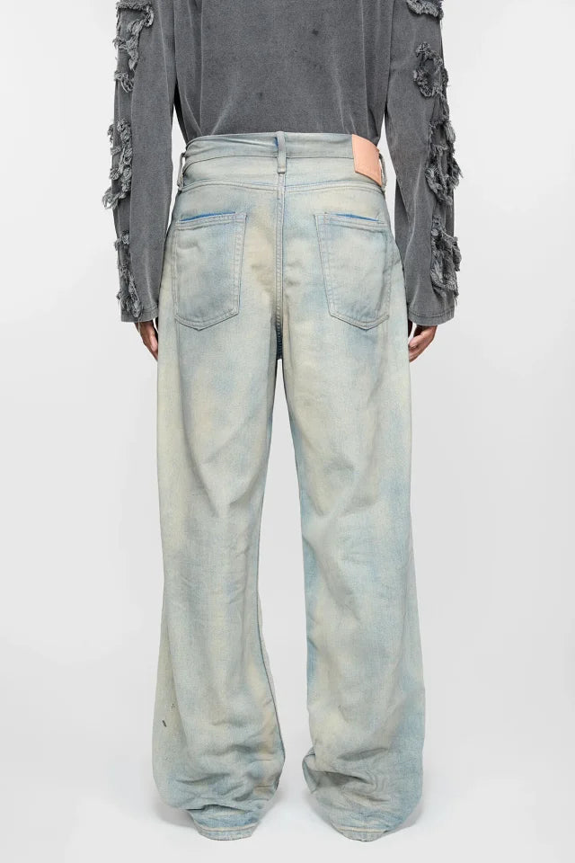 꼬부기 / 아크네스튜디오 청바지 , 25ss1981m/라이트블루워싱캣츠컷데님팬츠