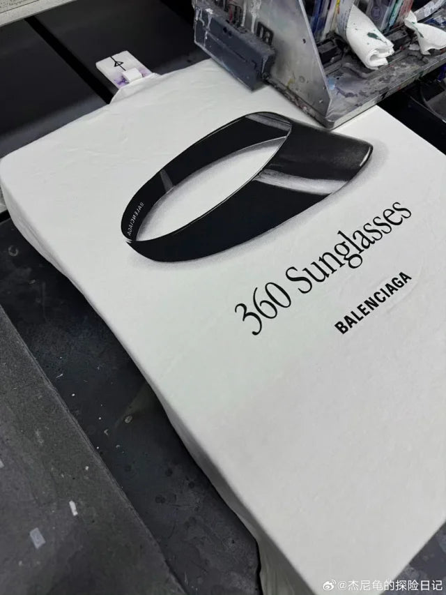 꼬부기 / 발렌시아가 반팔티 , 25ss360도선글라스반팔/실크스크린+디지털프린트겹치기공법