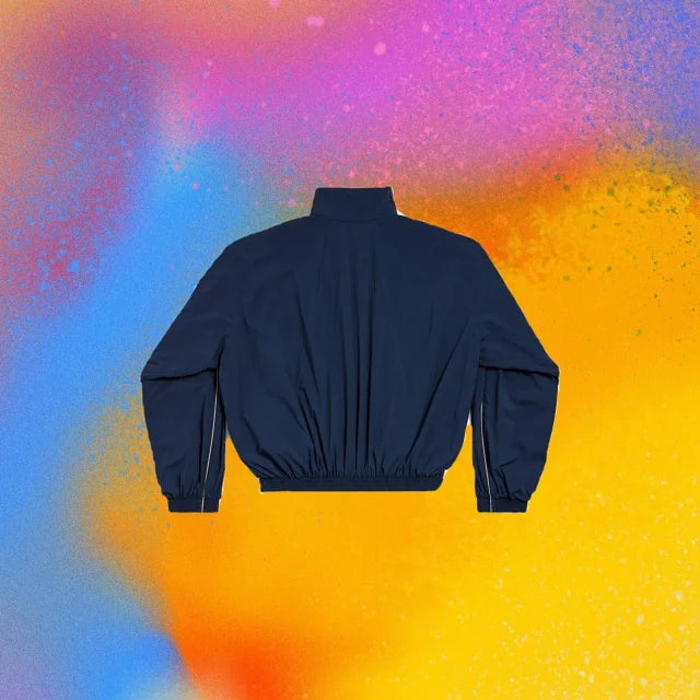 꼬부기 / 발렌시아가 자켓 , 24Winter네이비패치교복점퍼외/워싱주름근리나일론