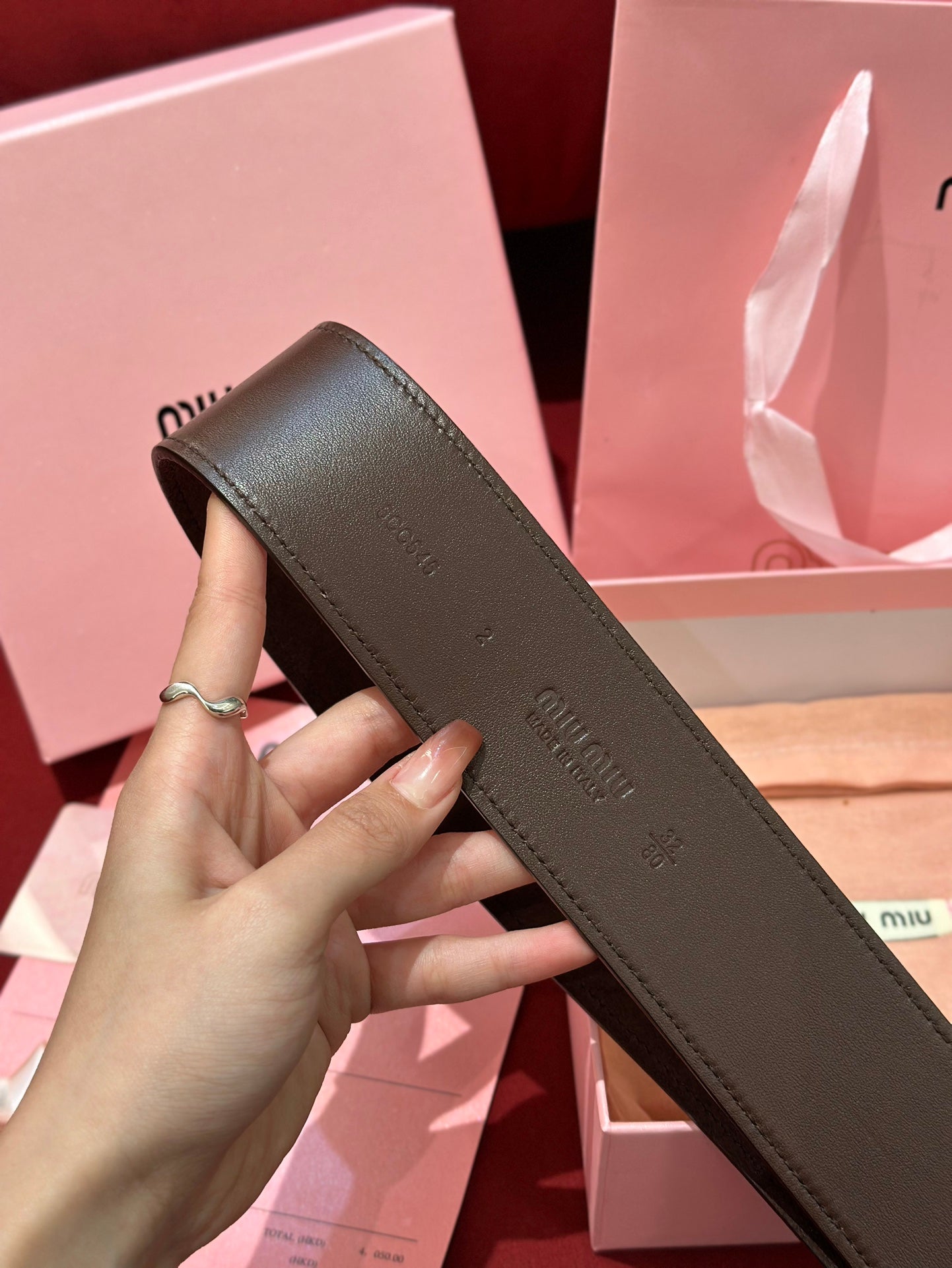 여자 미우미우 벨트