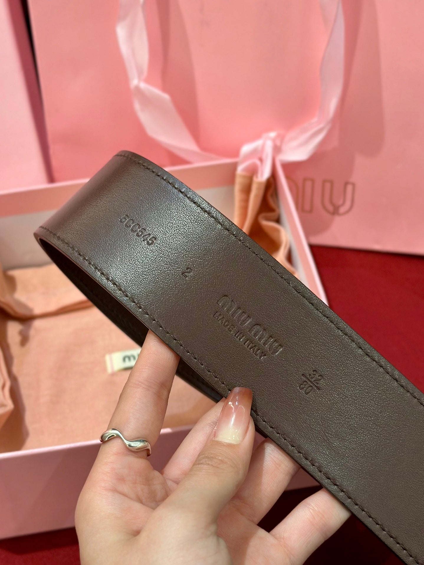 여자 미우미우 벨트