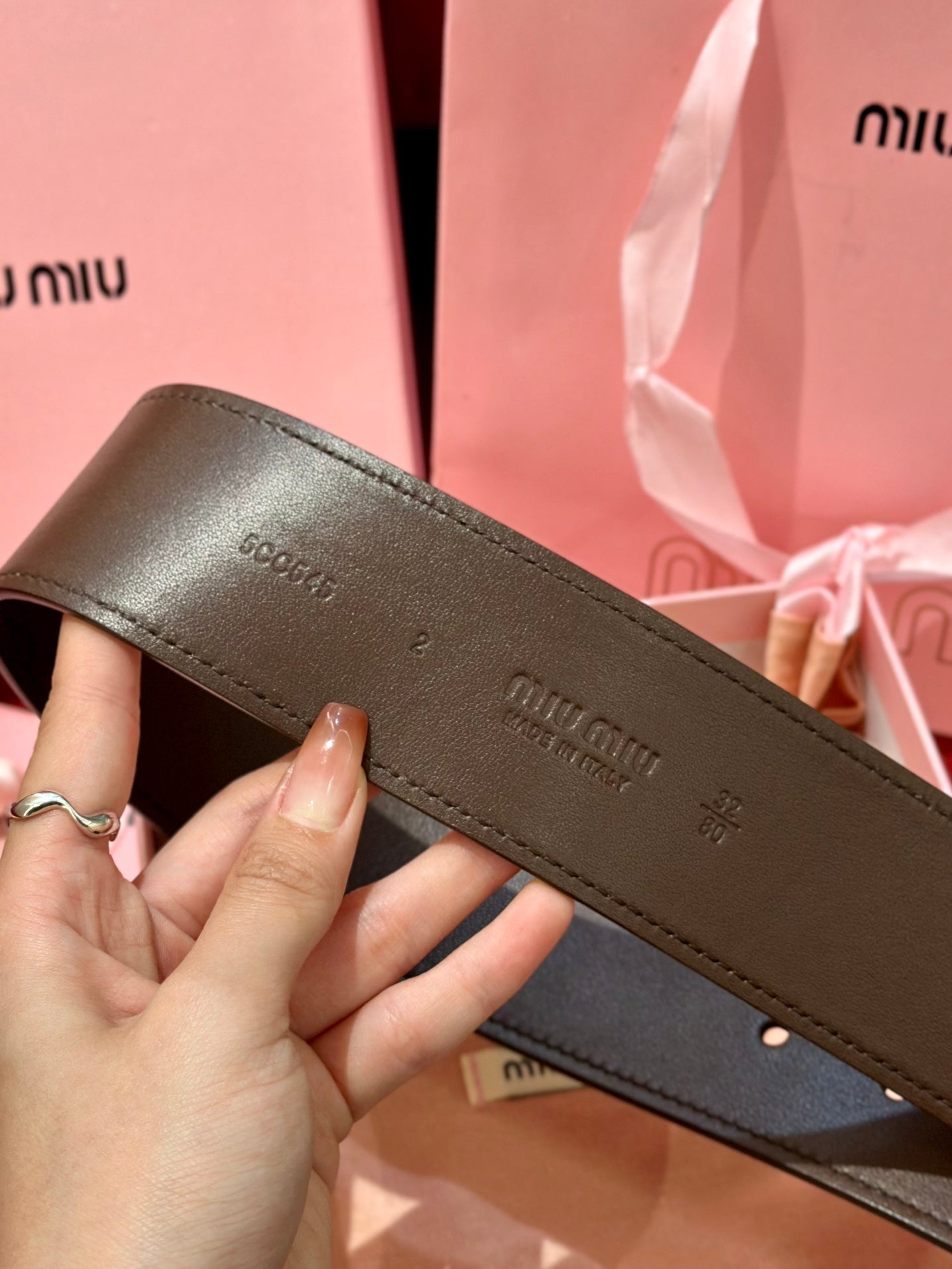 여자 미우미우 벨트