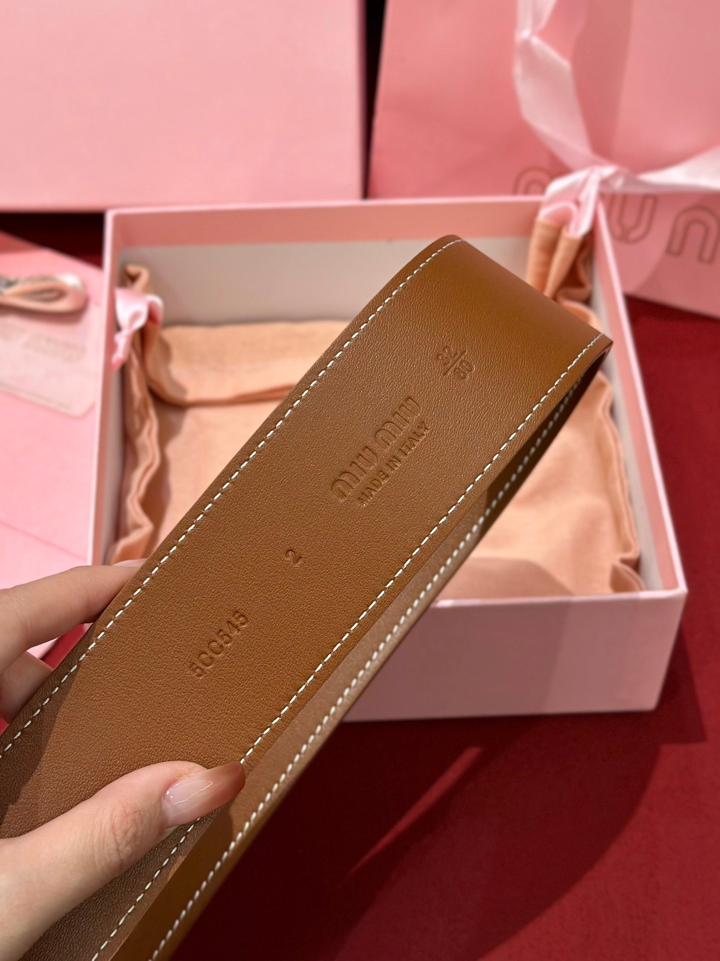 여자 미우미우 벨트