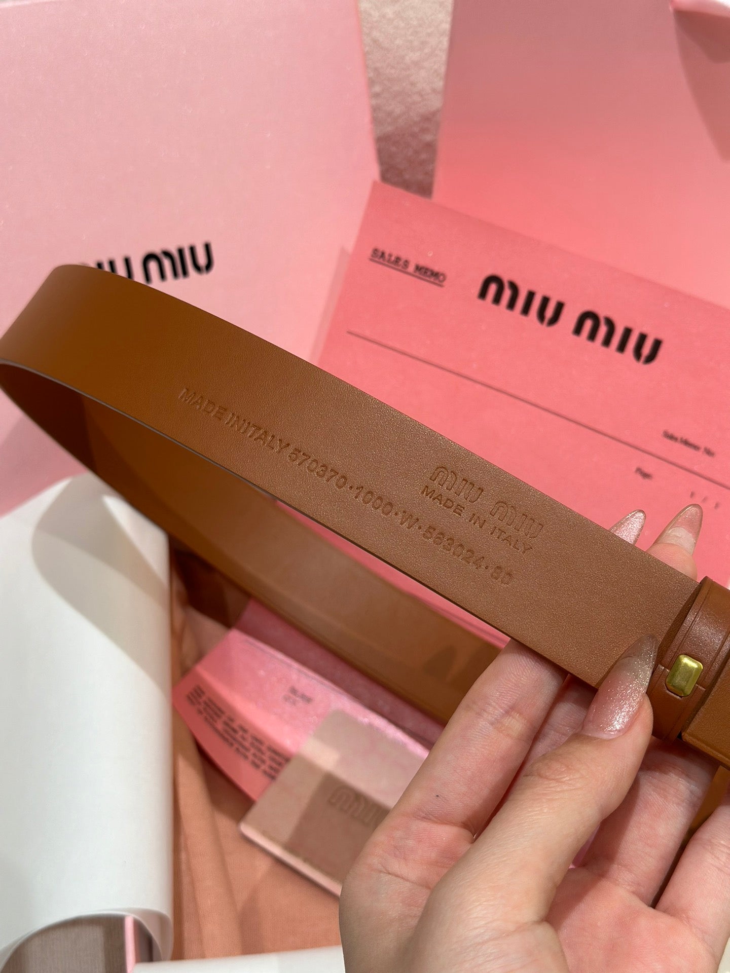 여자 미우미우 벨트