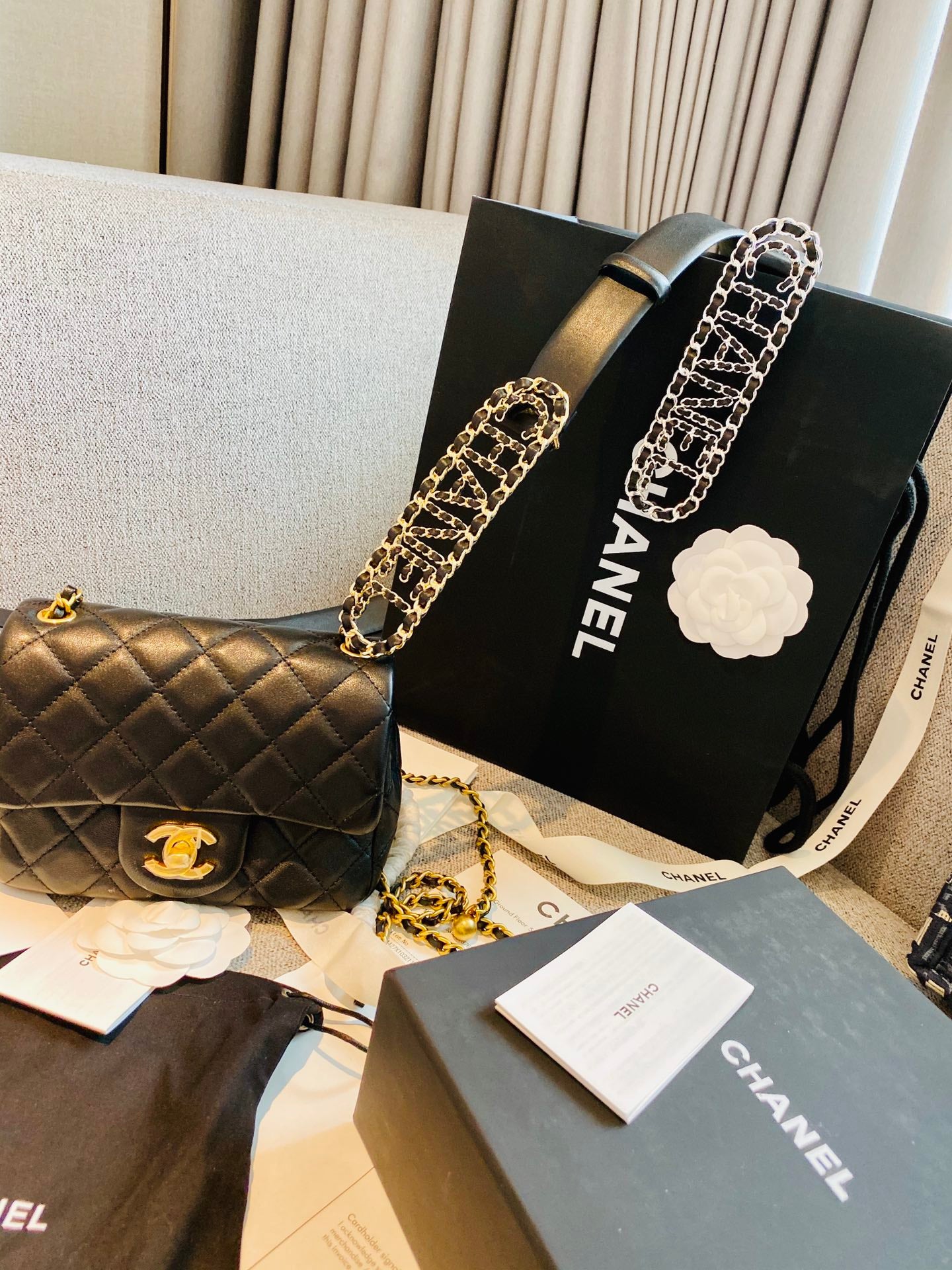 여자 샤넬 벨트