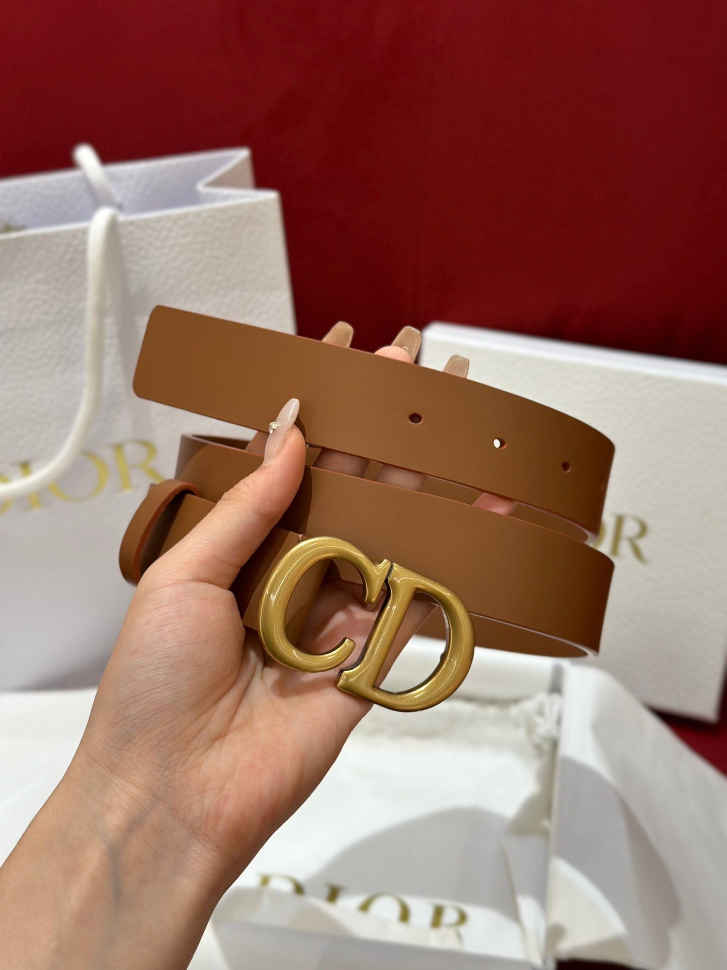 여자 디올 벨트