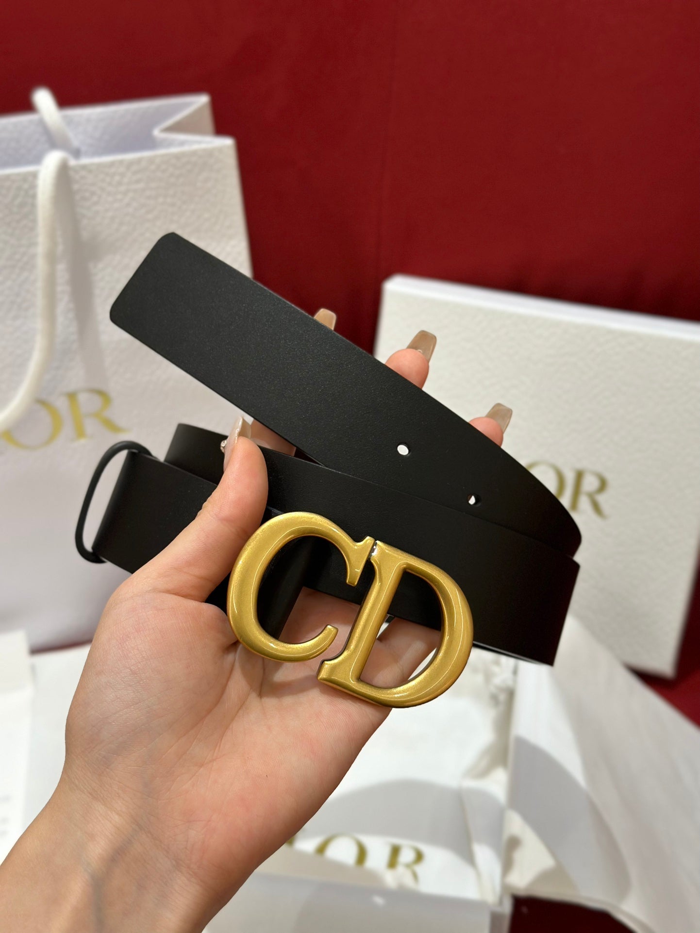 여자 디올 벨트