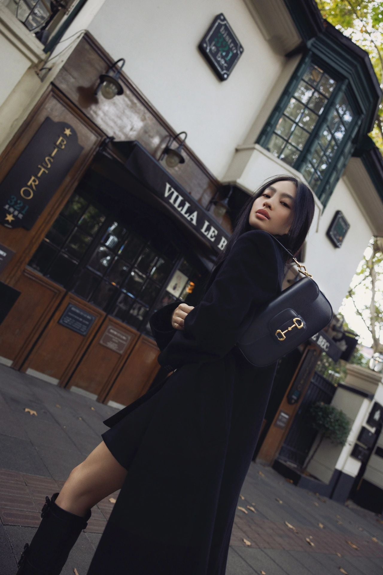 oc공장/구찌 여성 숄더백 겨드랑이 백 블랙