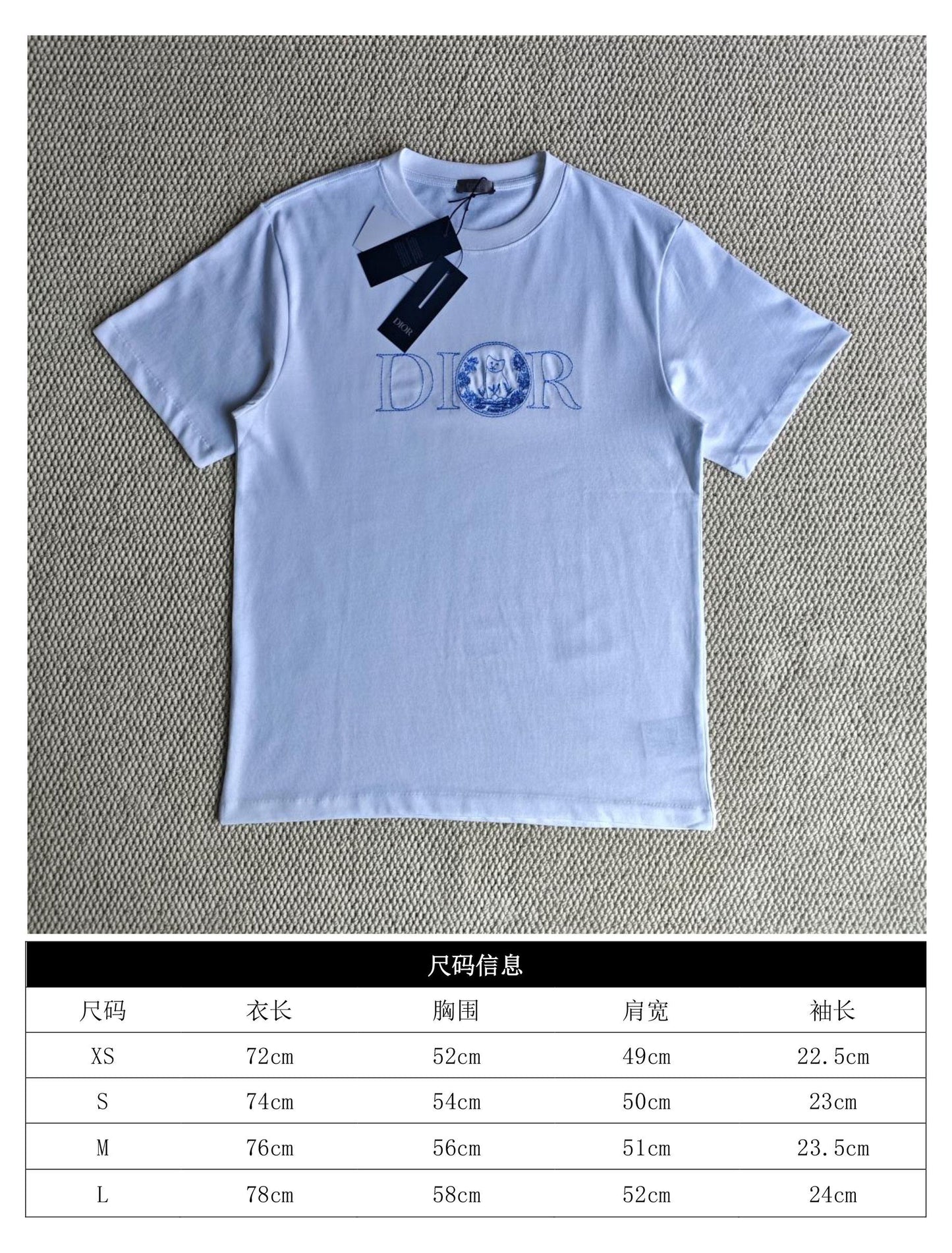 GTR/디올 여성 반팔 티셔츠