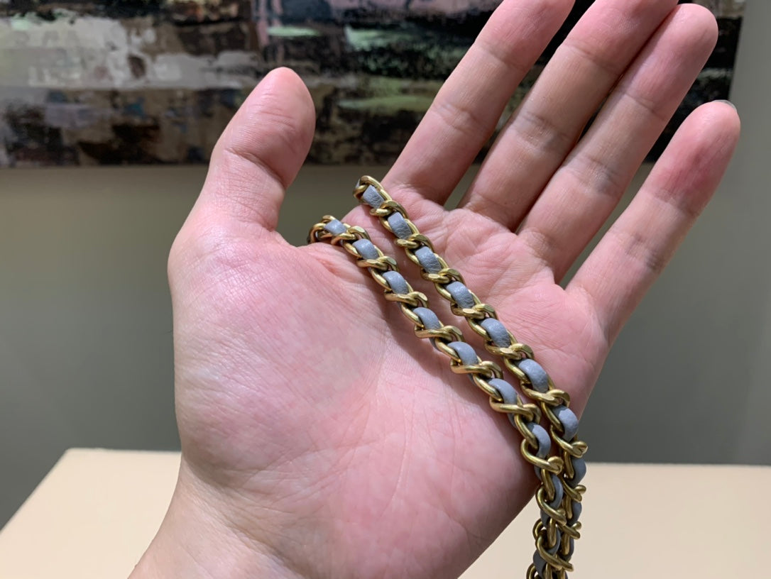 지존 / 샤넬 가방 미니 그레이 크로스 백