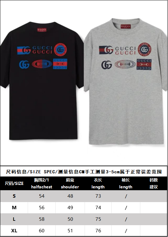 R공장 / 구찌 남성 프린팅 반팔