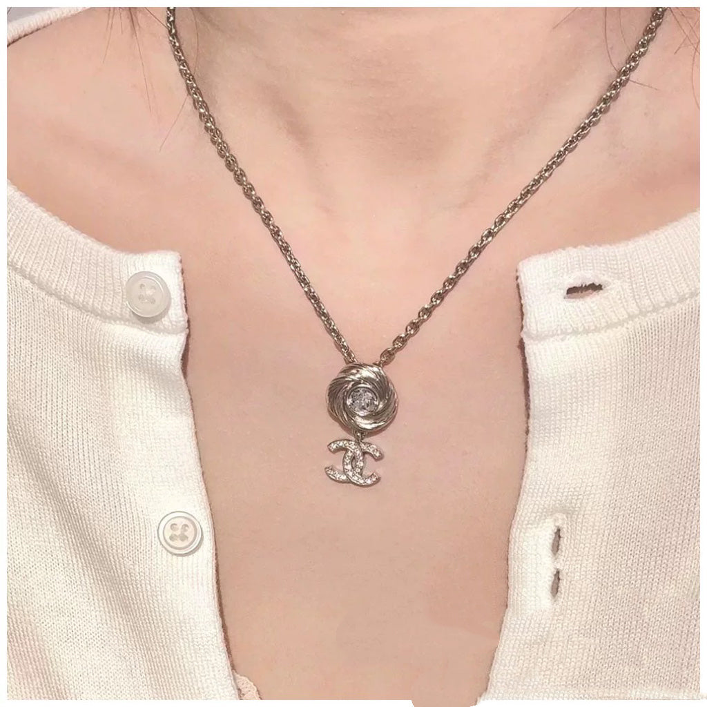 보스 악세사리 / 샤넬 여성 원형 목걸이