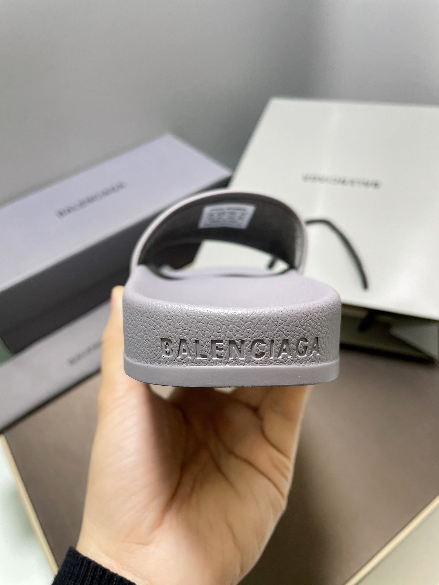 빙 공장 / 발렌시아가 남성 여성 슬리퍼