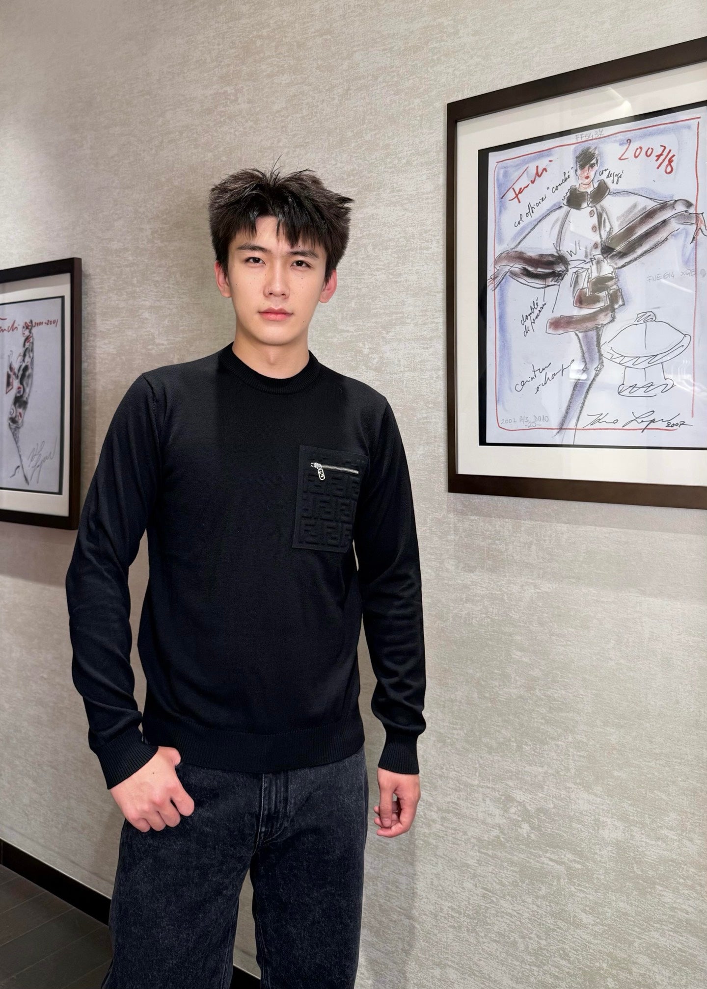 ZZLL / 펜디 니트 스웨터