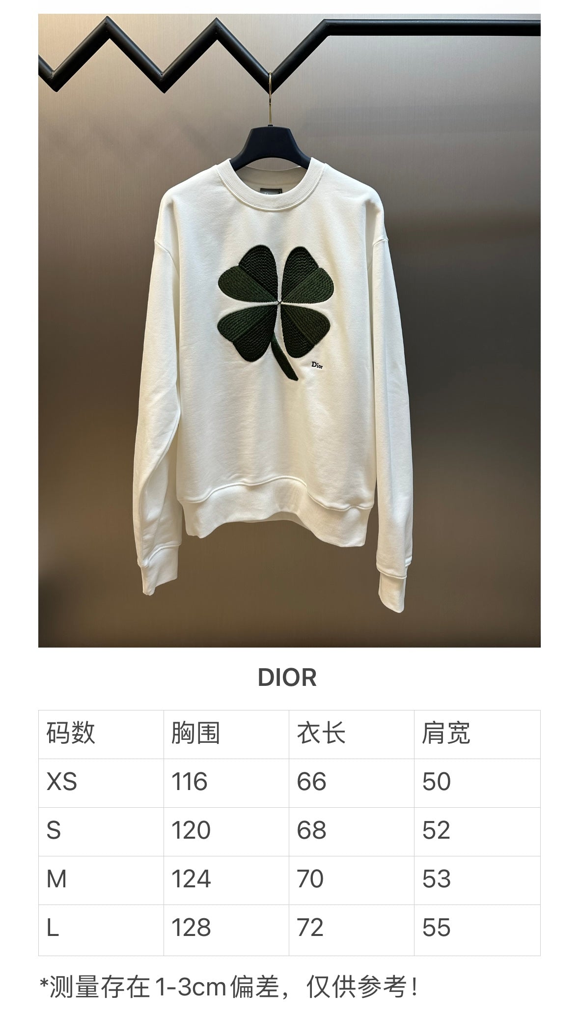 체인1호 / 디올 라운드넥 후드티