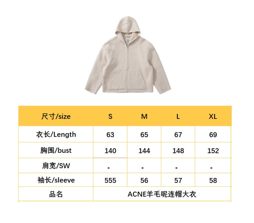 BVG / 아크네스튜디오 울 후드 코트