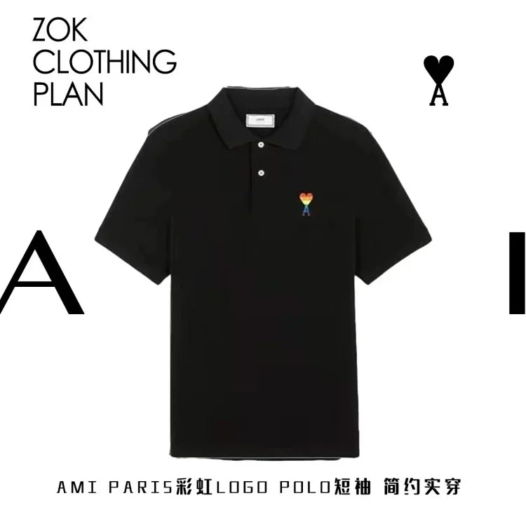 zok 공장 / 아마니 남성 폴로넥 반팔 셔츠