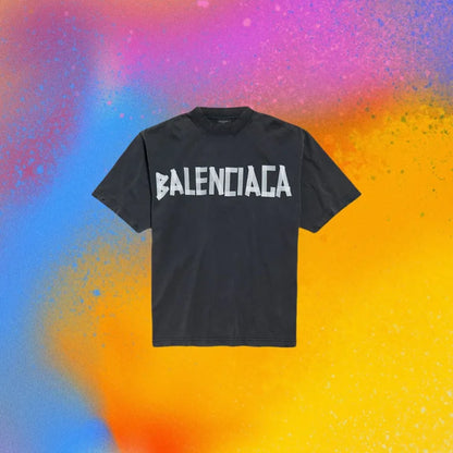 꼬부기 / 발렌시아가 남성 프린트 반팔 티셔츠