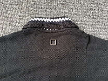 베어 / 우영미 니트넥 폴로 블랙 카라티