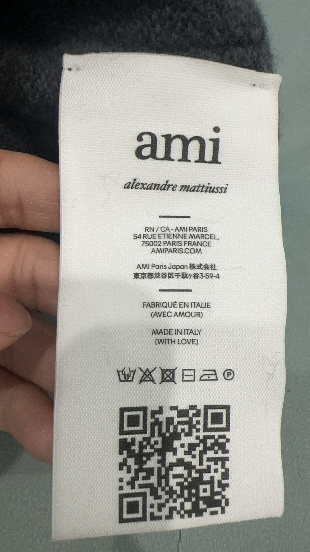 탑아미 / 아미  24 레드 빅로고 라운드 니트