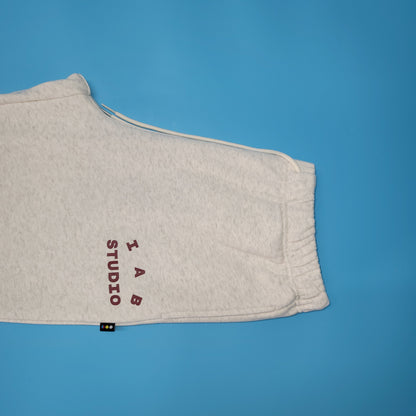 탑아이앱 / 아이앱 스웨트팬츠 오트밀 버건디