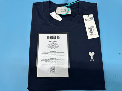 탑아미 / 아미 2025년 신상 화이트 와펜 반팔