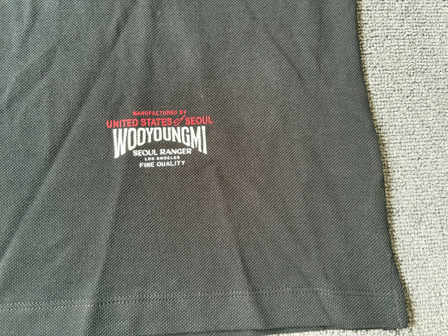 베어 / 우영미 니트넥 폴로 블랙 카라티