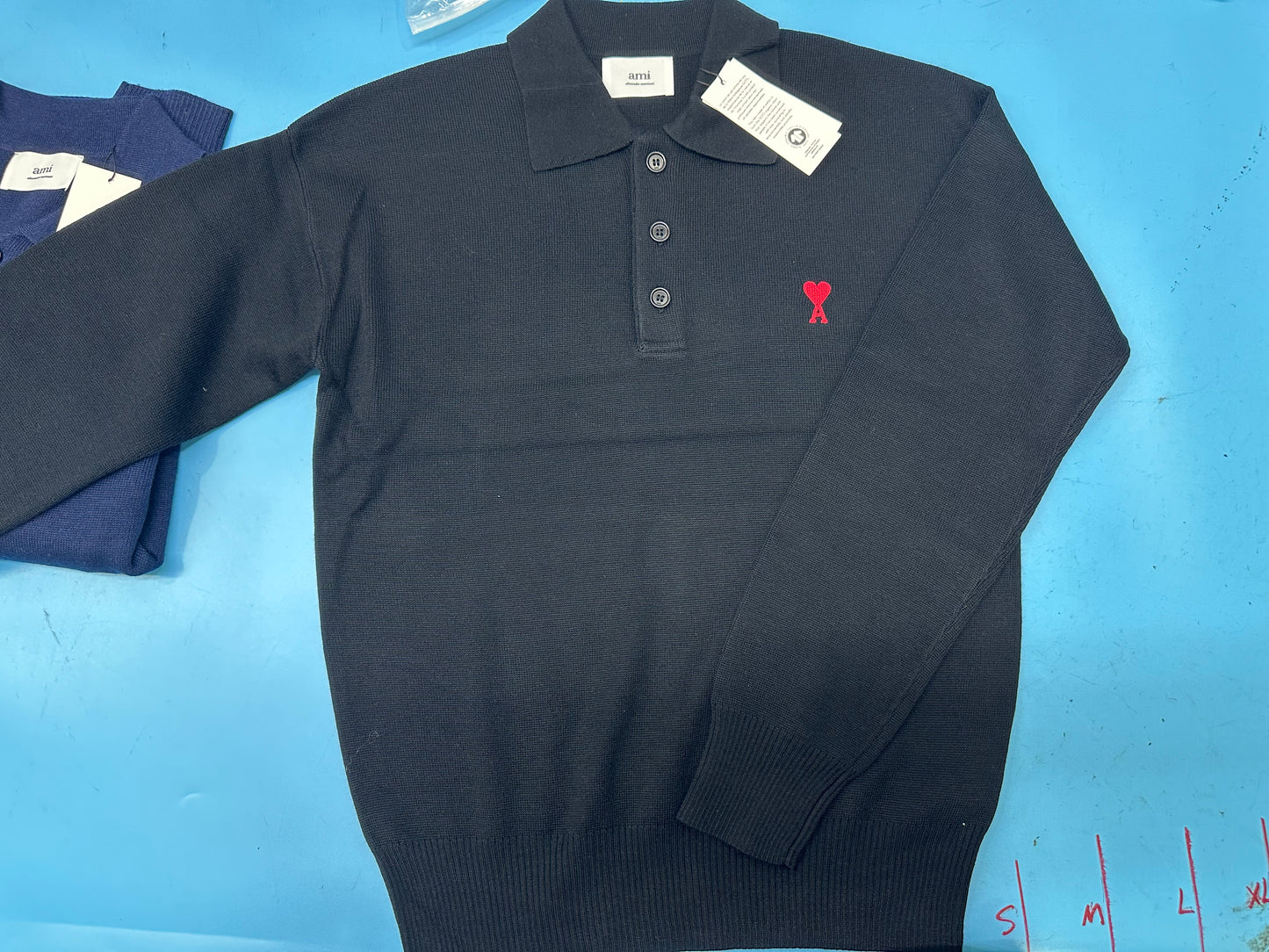 탑아미 / 아미 니트 카라 폴로티