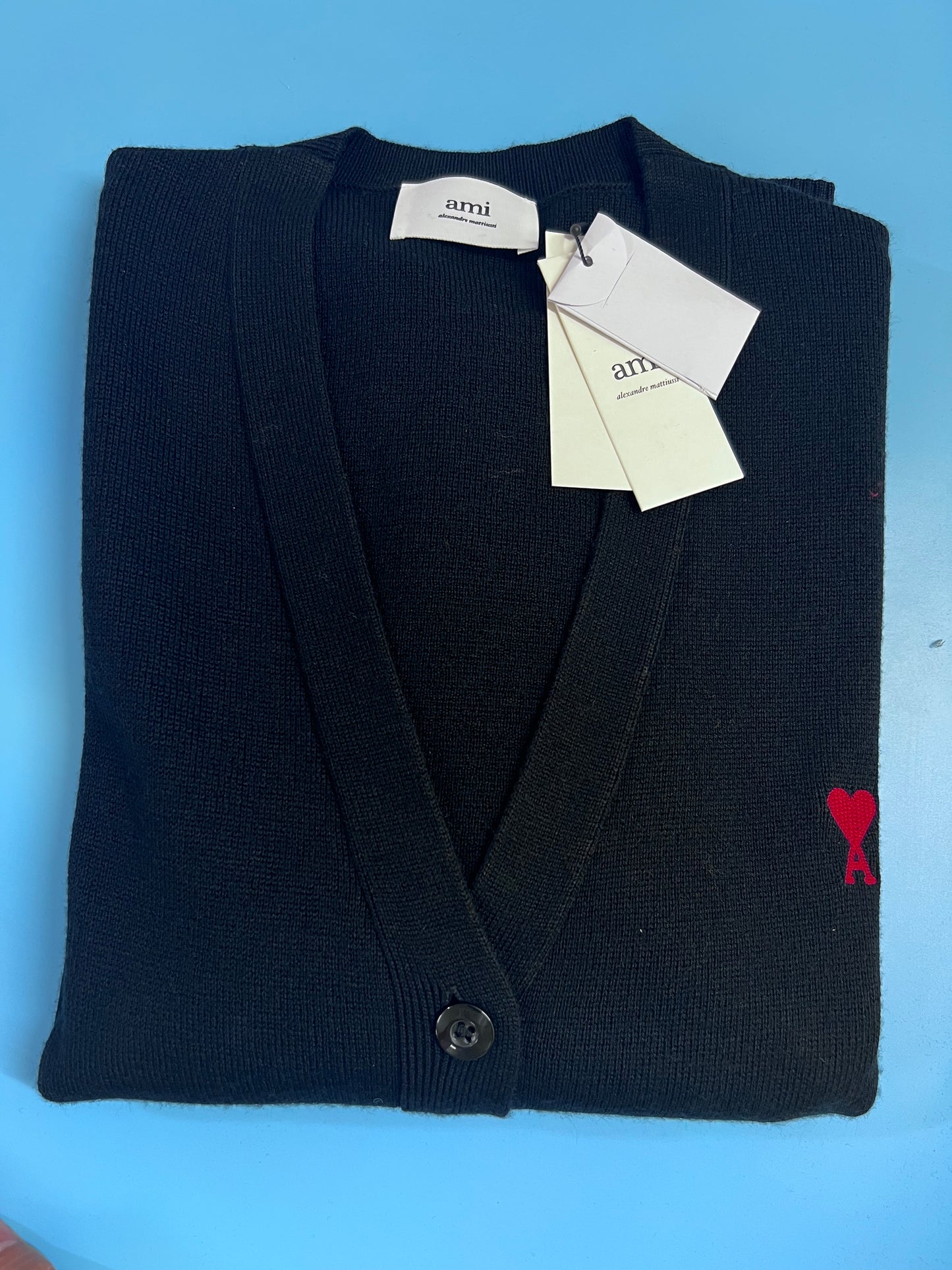 탑아미 / 아미 가디건 , 스몰 로고 카디건 스웨터