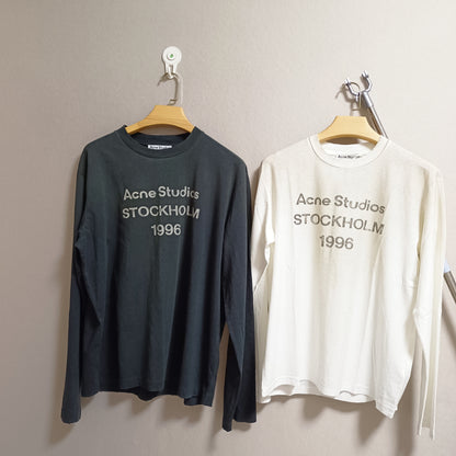 탑아크네 / 아크네스튜디오 letter printed long sleeve T-shirt