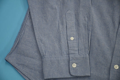 탑키츠네 / 메종키츠네 옥스포드 셔츠 , 클래식 레드폭스 긴팔 캐주얼 셔츠