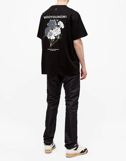 탑우영미 / 우영미 반팔티 , Wooyoungmi 광감온 변색 꽃 순면 반팔 티