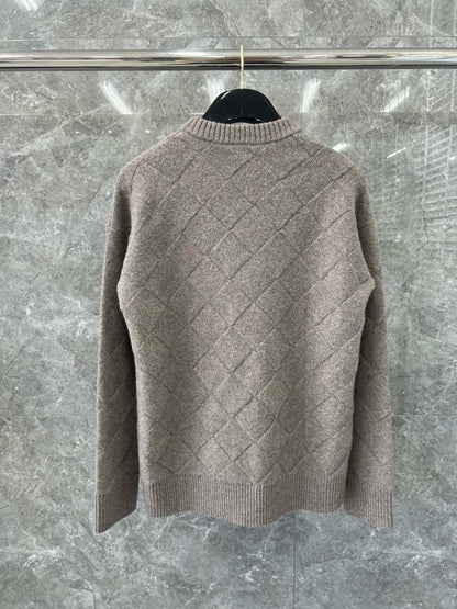 대리석 / 보테가베네타 입체짜임 체크 니트
