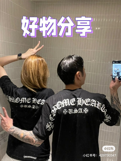 대리석 / 24SS 크롬하츠 X 매티보이 로고 포켓 티셔츠