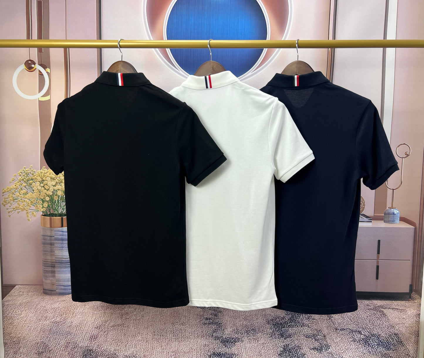 탑몽클 / MC 뒤 칼라 끈 폴로