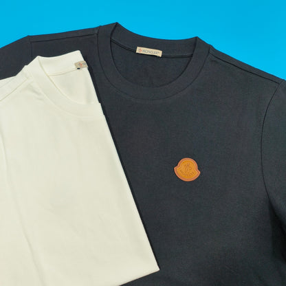 탑몽클X  / MC 브라운 더블 스탬프 티셔츠