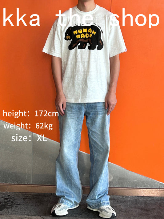 kka / 휴먼메이드 반팔티 , HUAMN MADE 베어 반팔