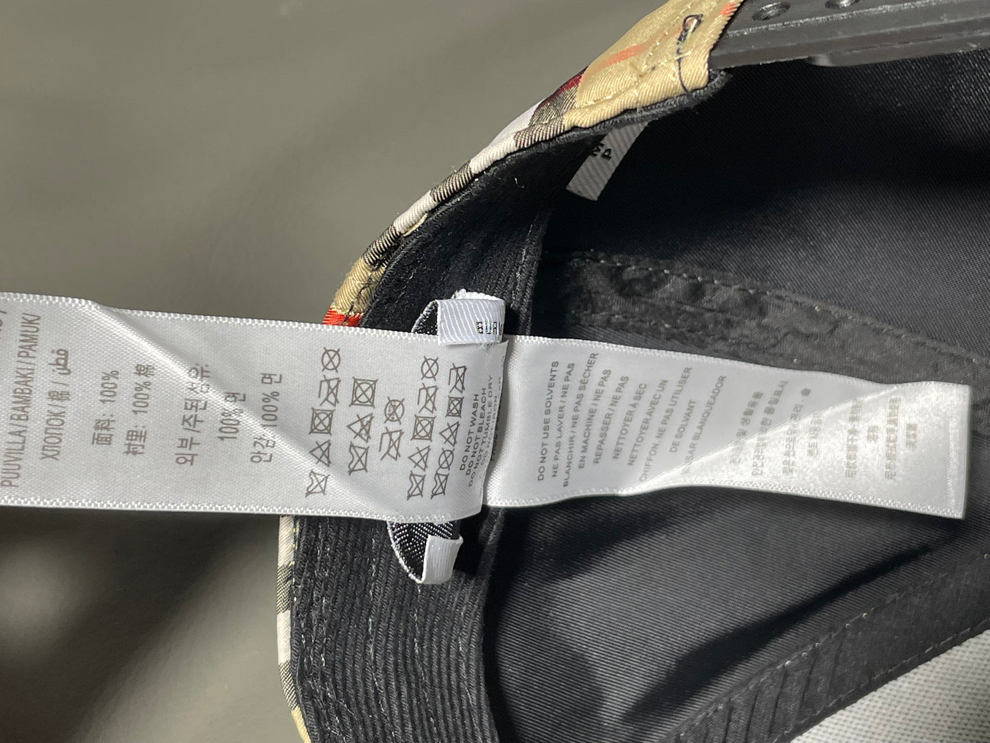 웨이브/버버리 모자