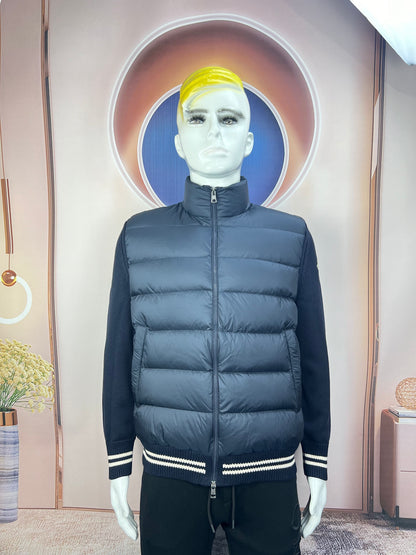 탑몽클 / MC 스트라이프 커프 면 카디건