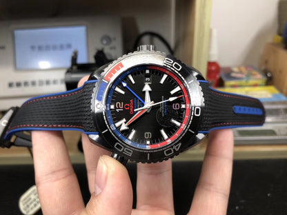 VS 공장] 오메가 씨마스터 플래닛 오션 600M 코‑액시얼 마스터 크로노미터 GMT