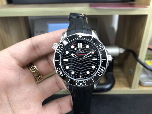 VS공장 오메가 씨마스터 다이버 300 블랙 러버